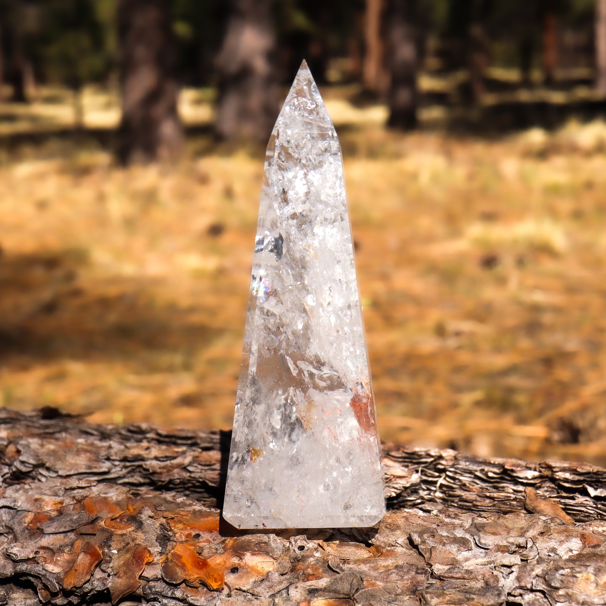Clear Quartz Obelisk