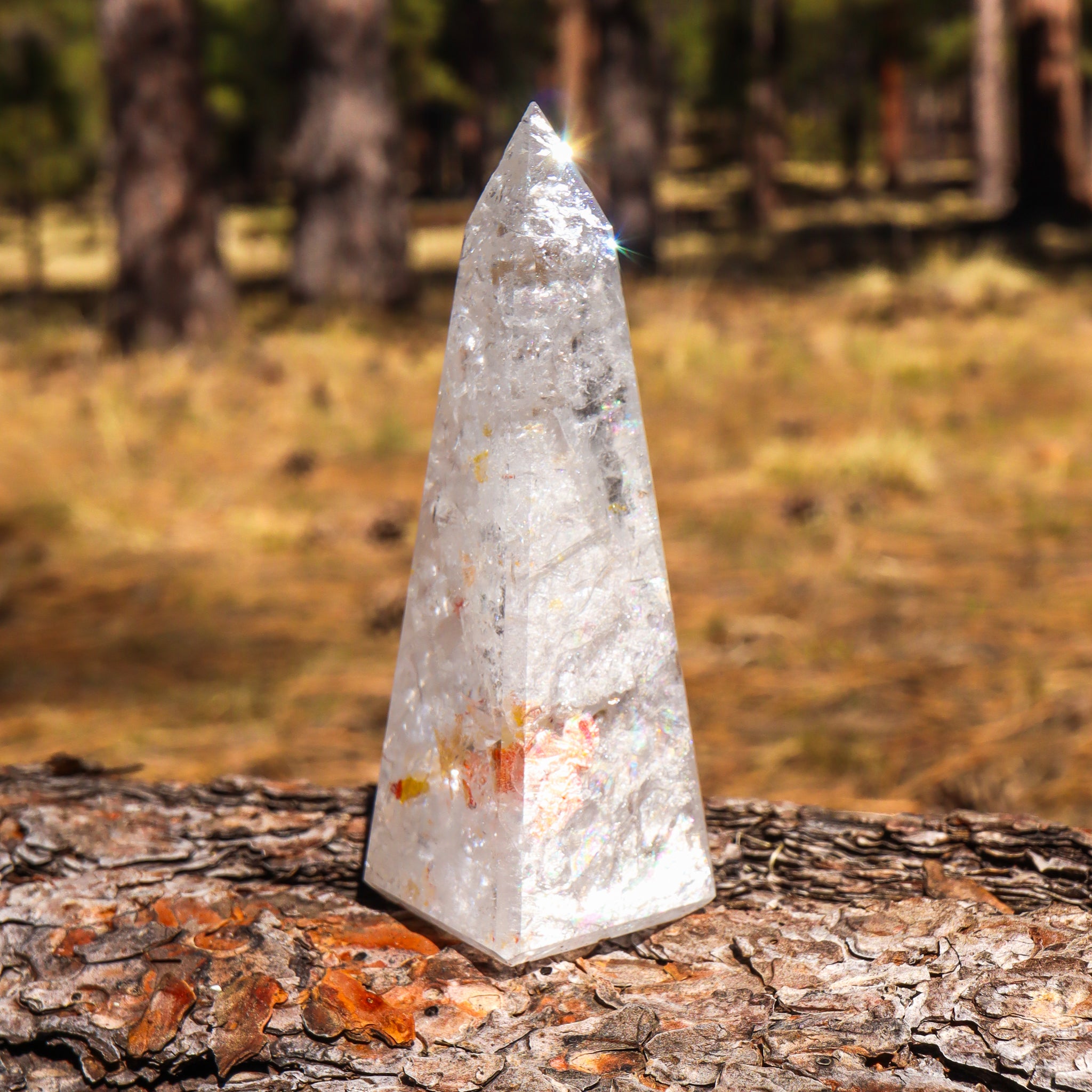 Clear Quartz Obelisk