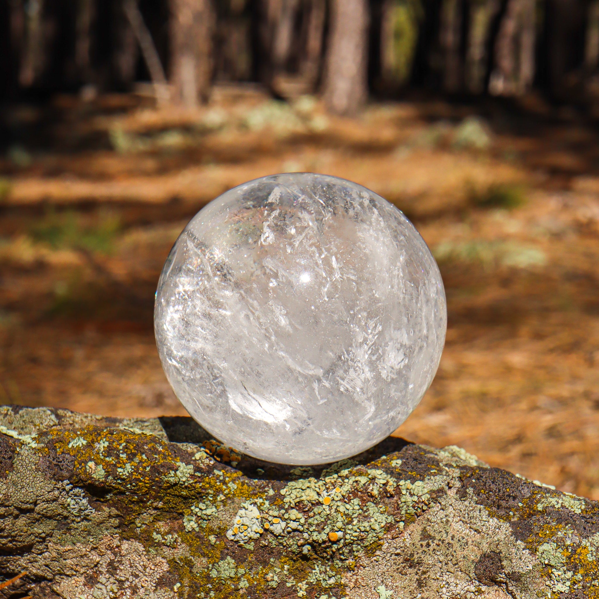 Large Clear Quartz Sphere