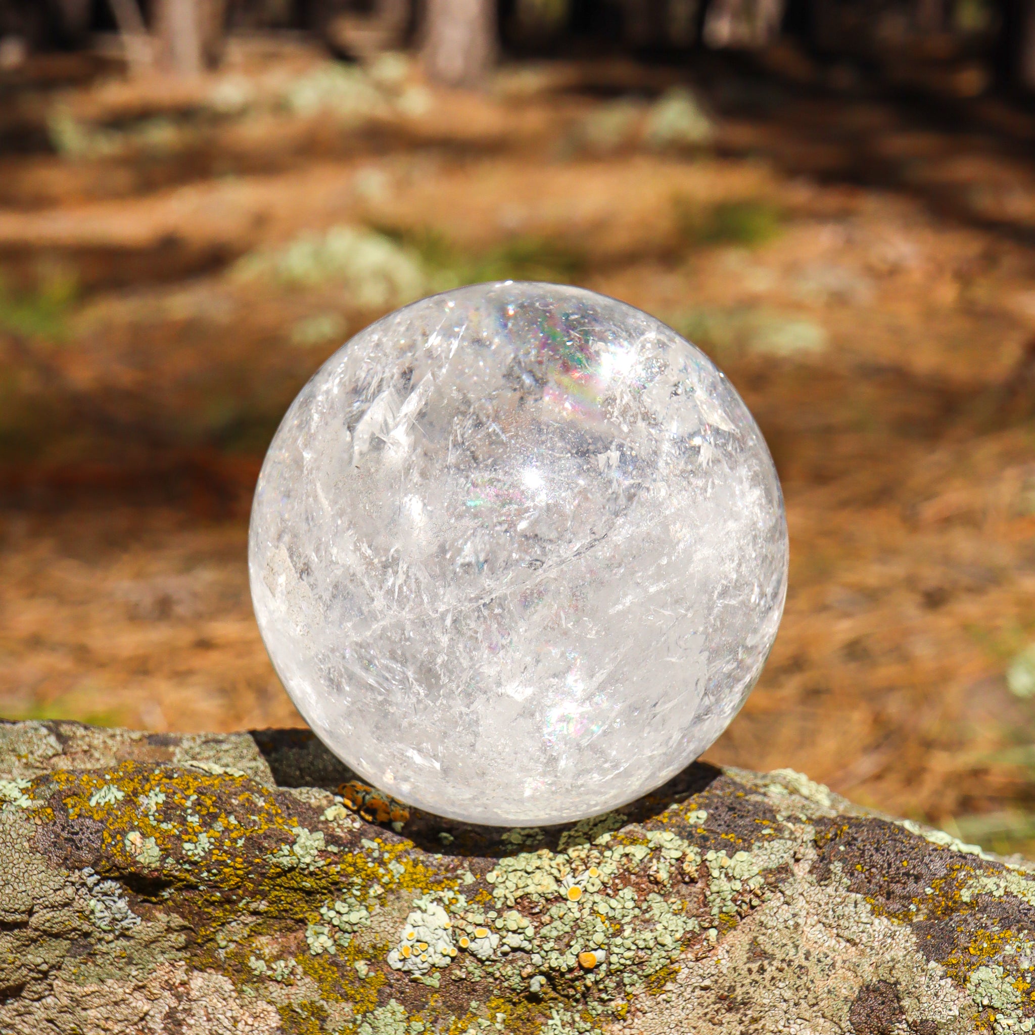Large Clear Quartz Sphere
