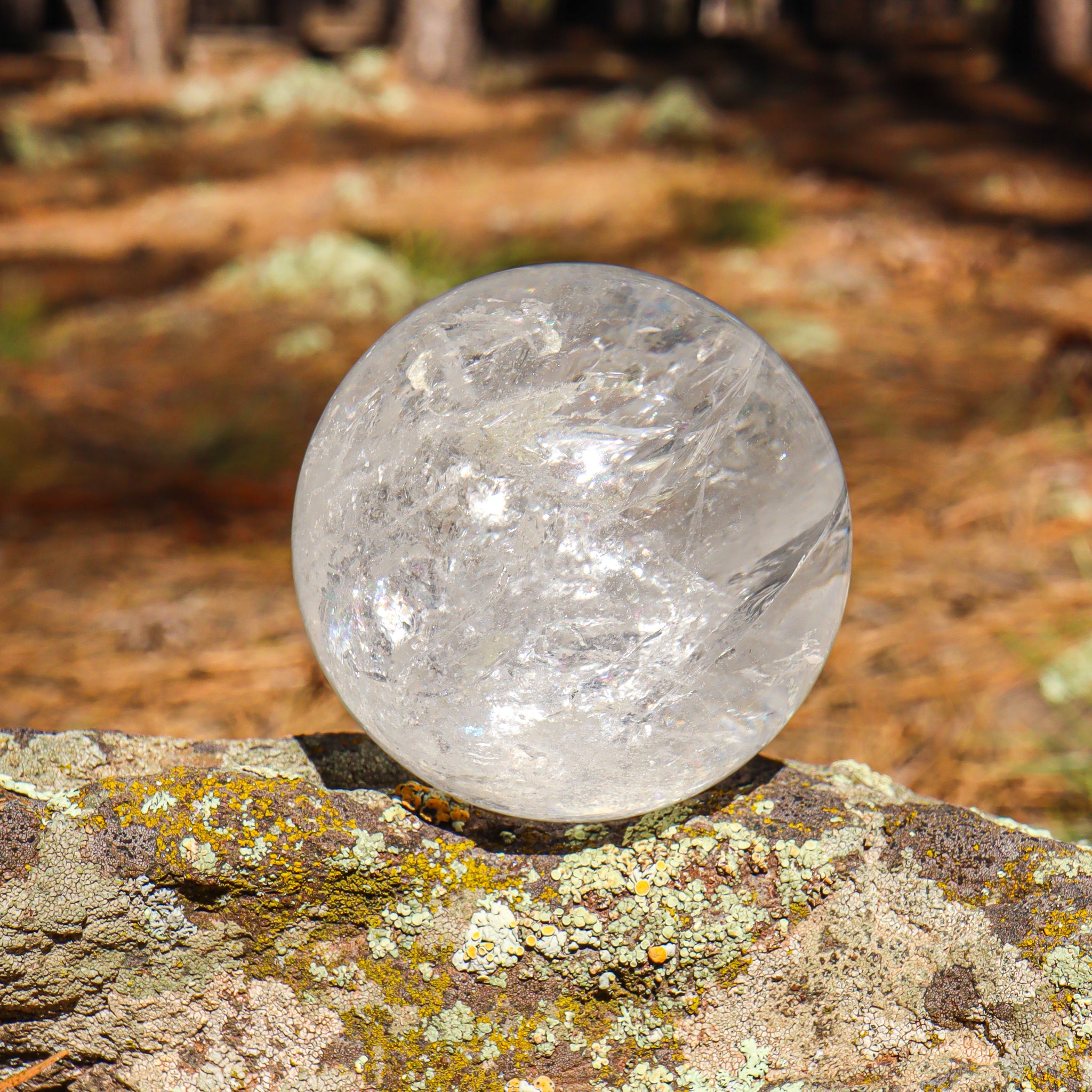 Large Clear Quartz Sphere