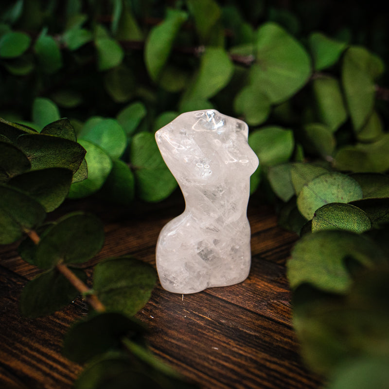 Clear Quartz Goddess Bust
