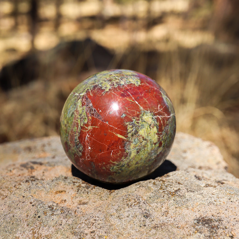 Dragons Blood Jasper Sphere