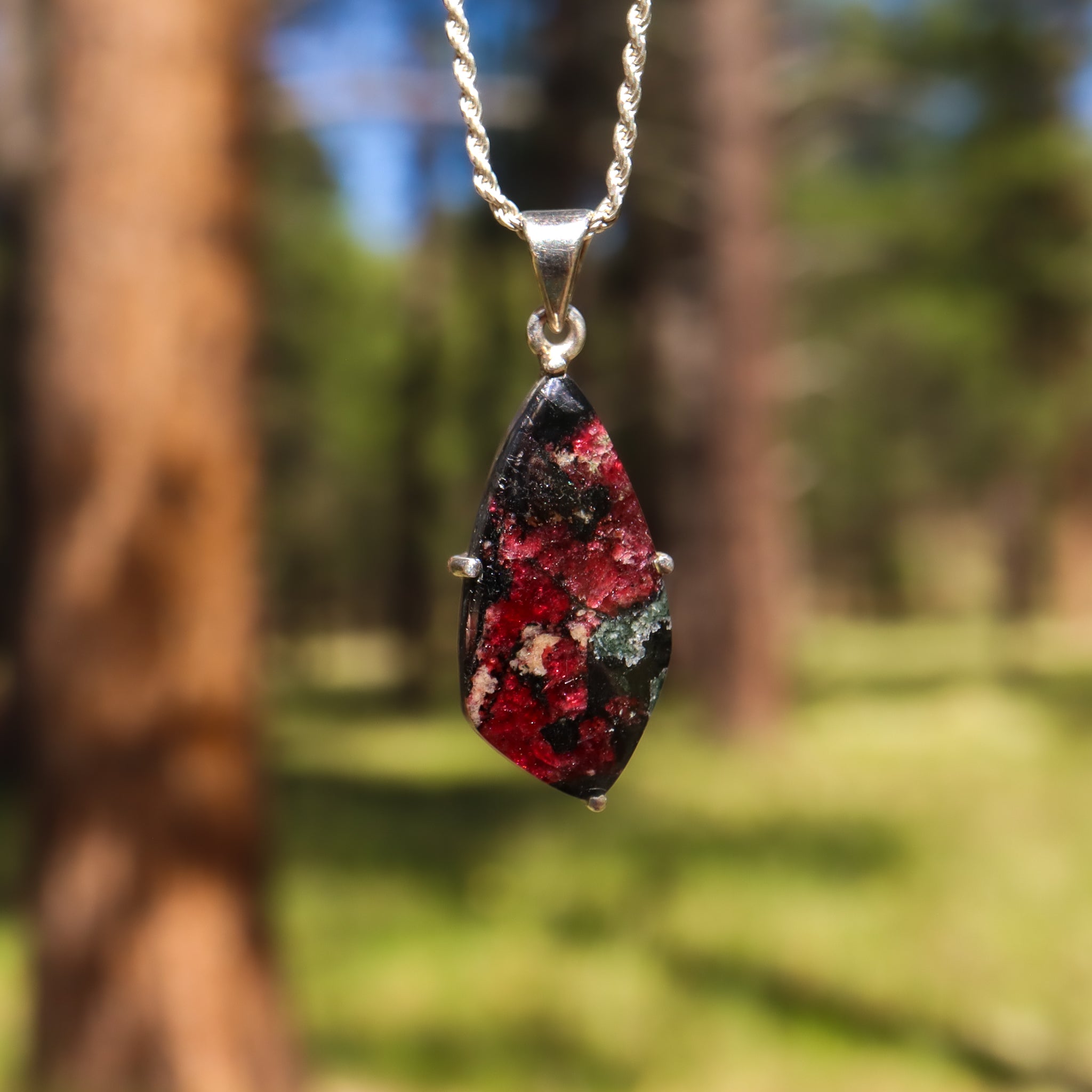 Eudialyte Pendant