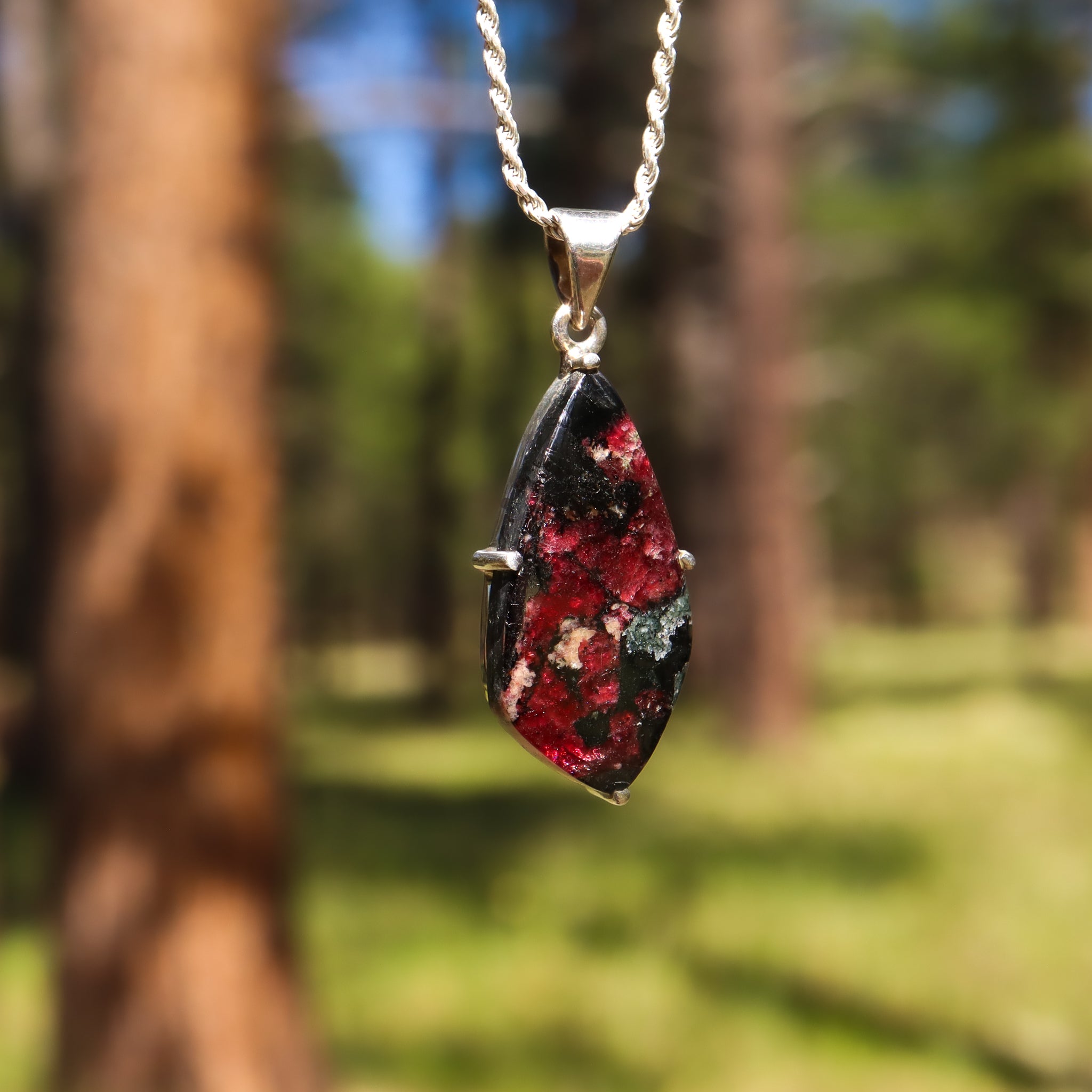 Eudialyte Pendant