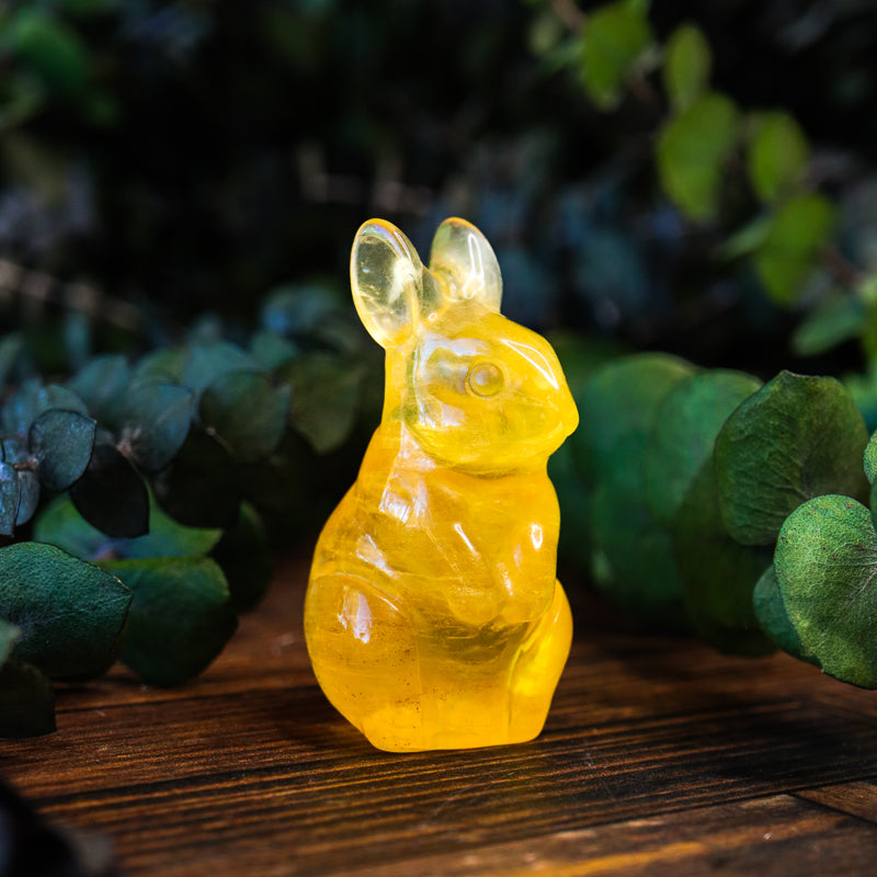 Fluorite Carved Rabbit