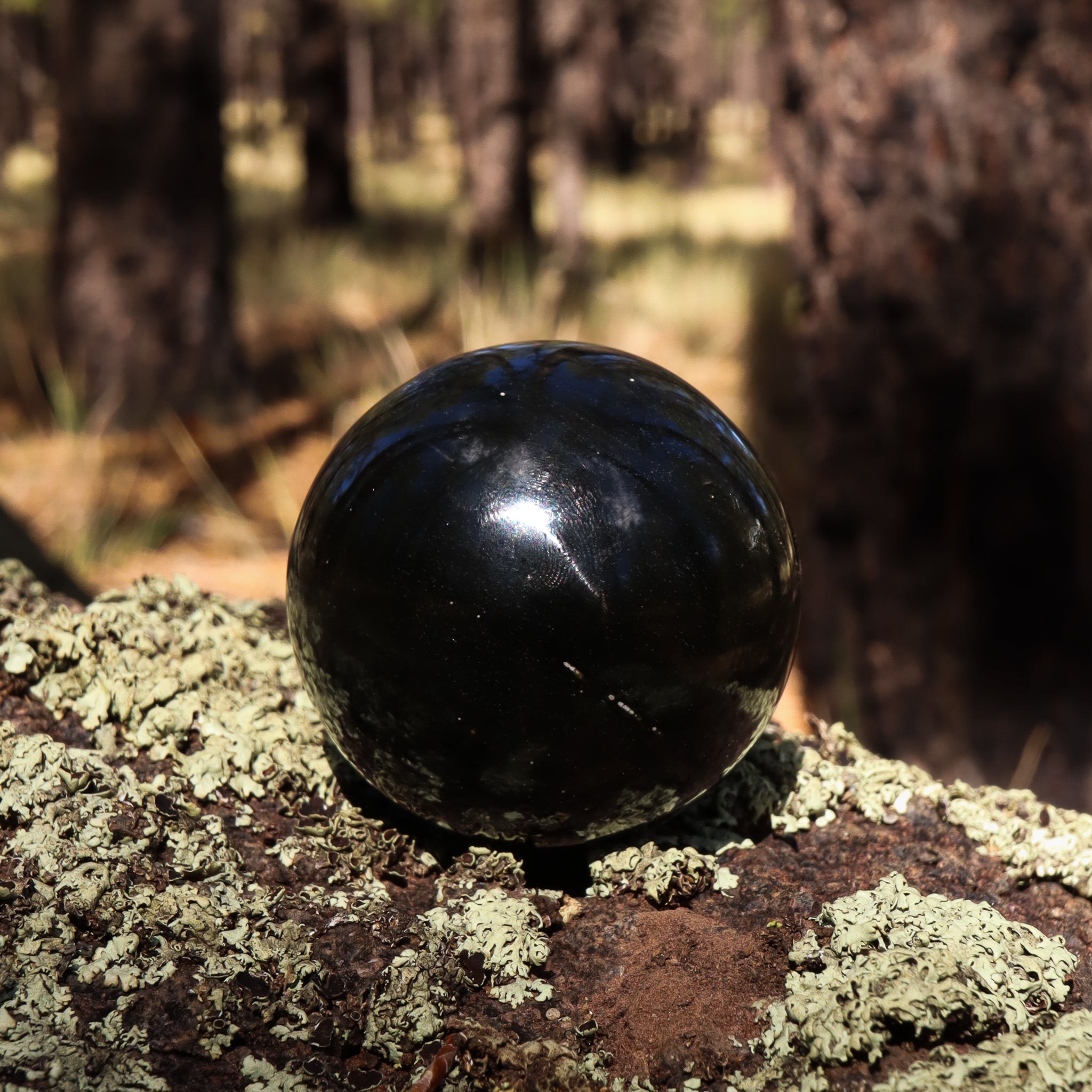 Gold Sheen Obsidian Sphere