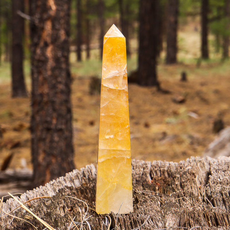 Golden Healer Quartz Obelisk