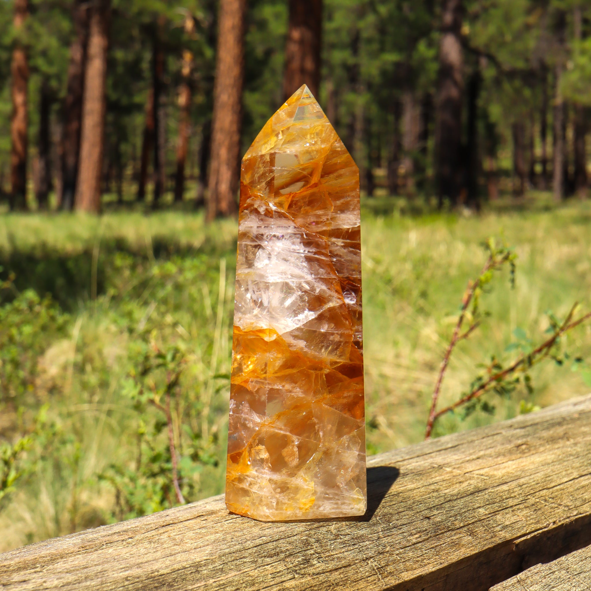 Golden Healer Quartz Point