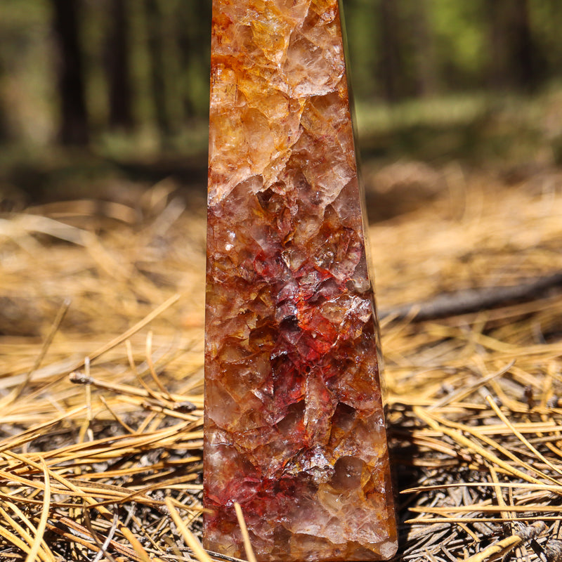 Golden Healer Quartz Obelisk