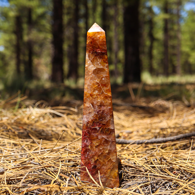 Golden Healer Quartz Obelisk