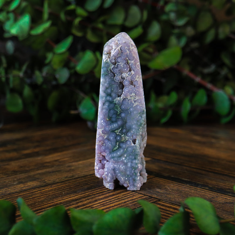 Grape Agate Obelisk