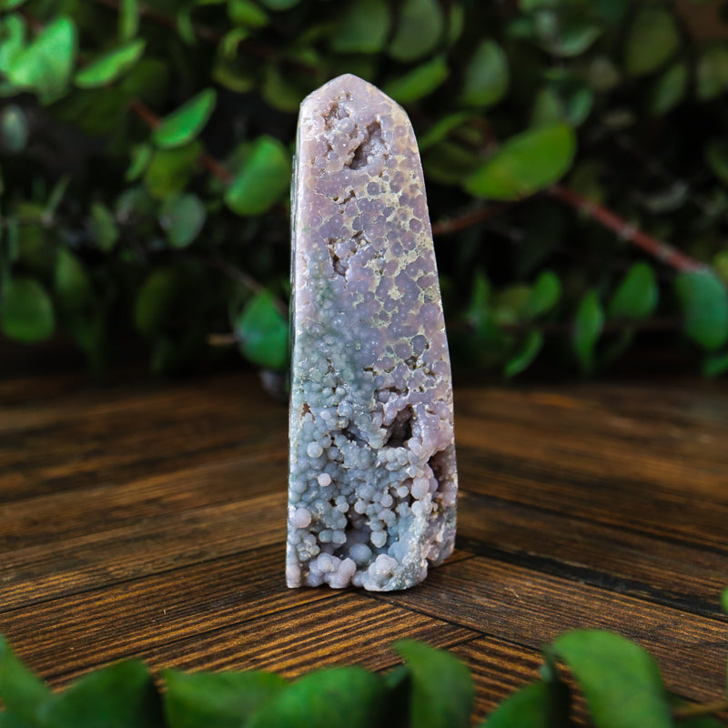 Grape Agate Obelisk