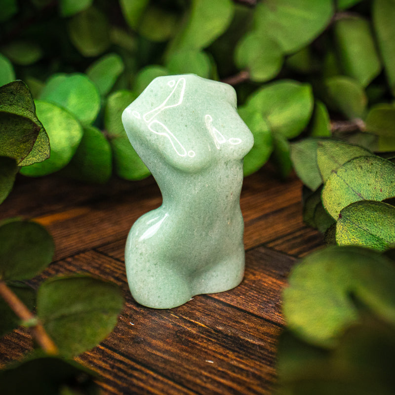 Green Aventurine Goddess Bust