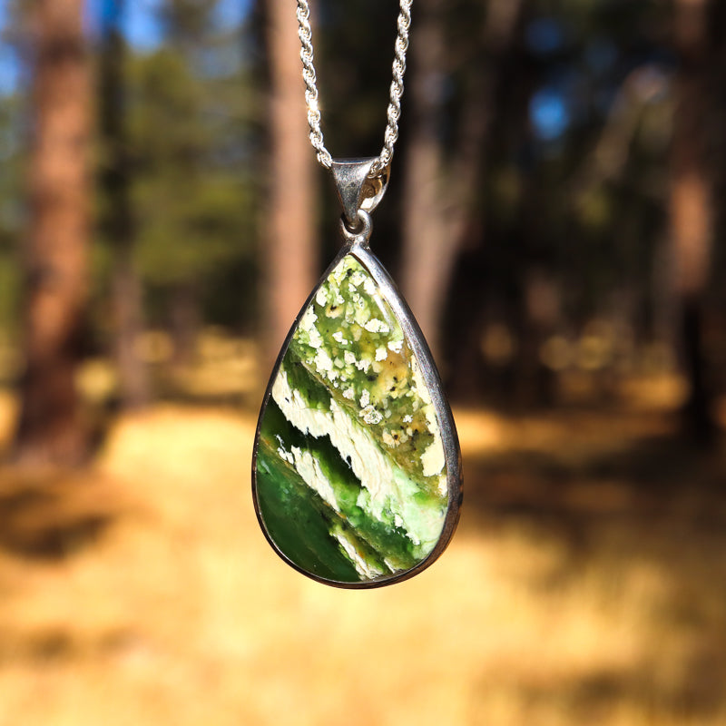 Green Chalcedony Pendant