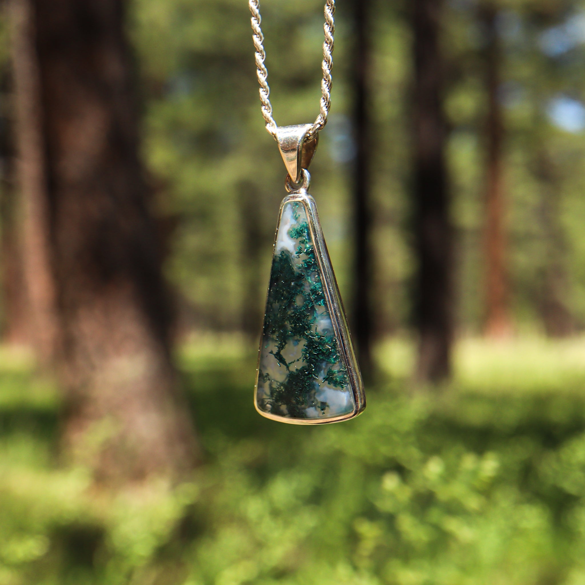 Moss Agate Pendant