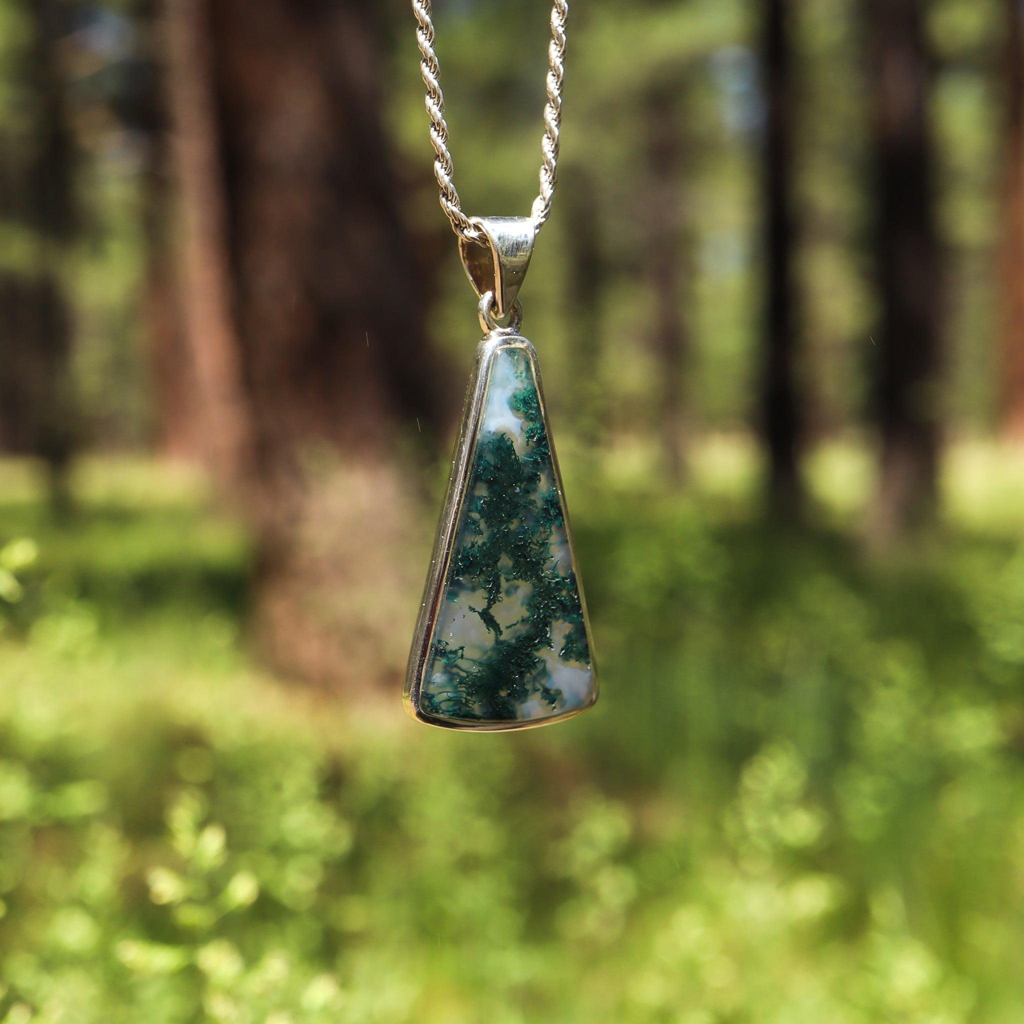 Moss Agate Pendant