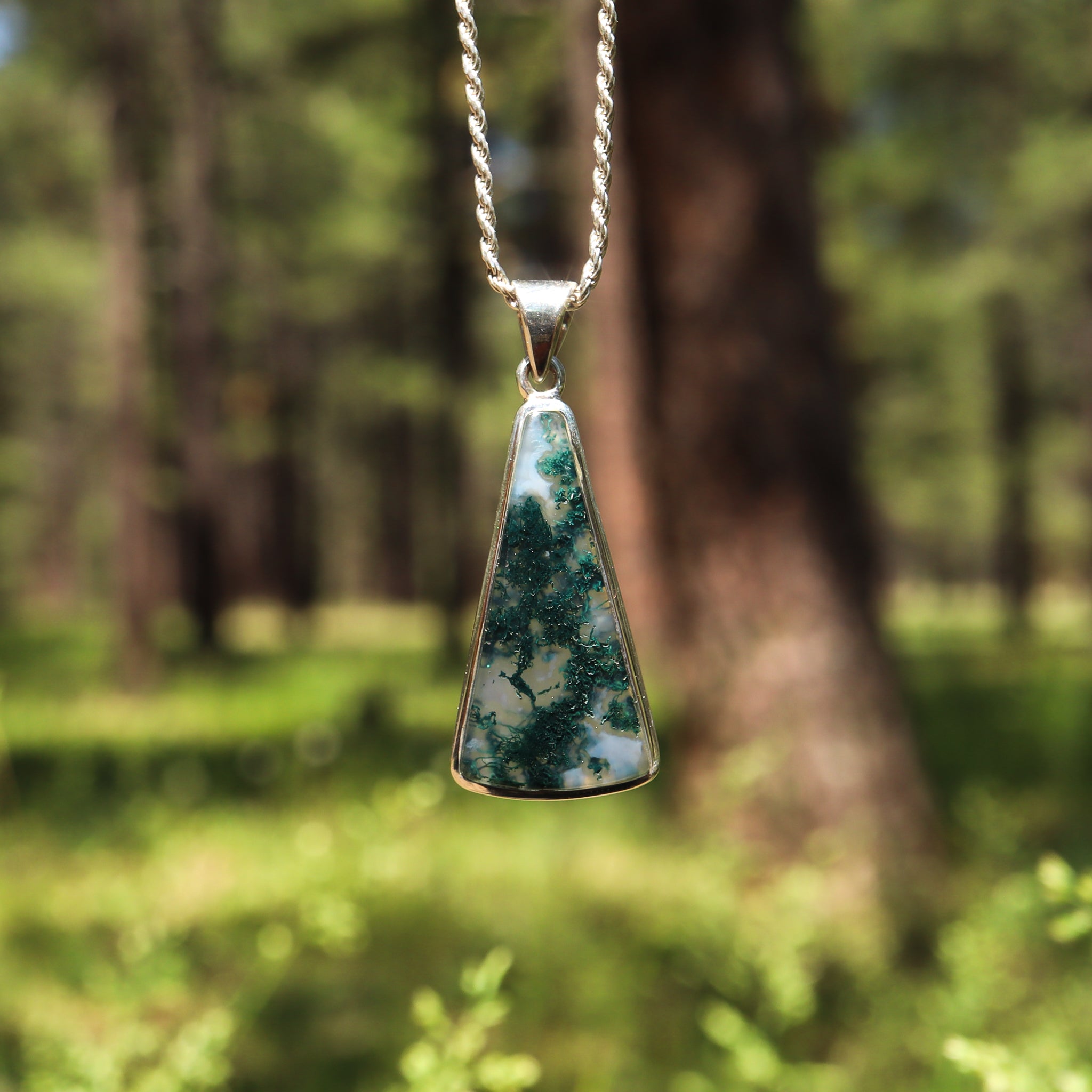 Moss Agate Pendant