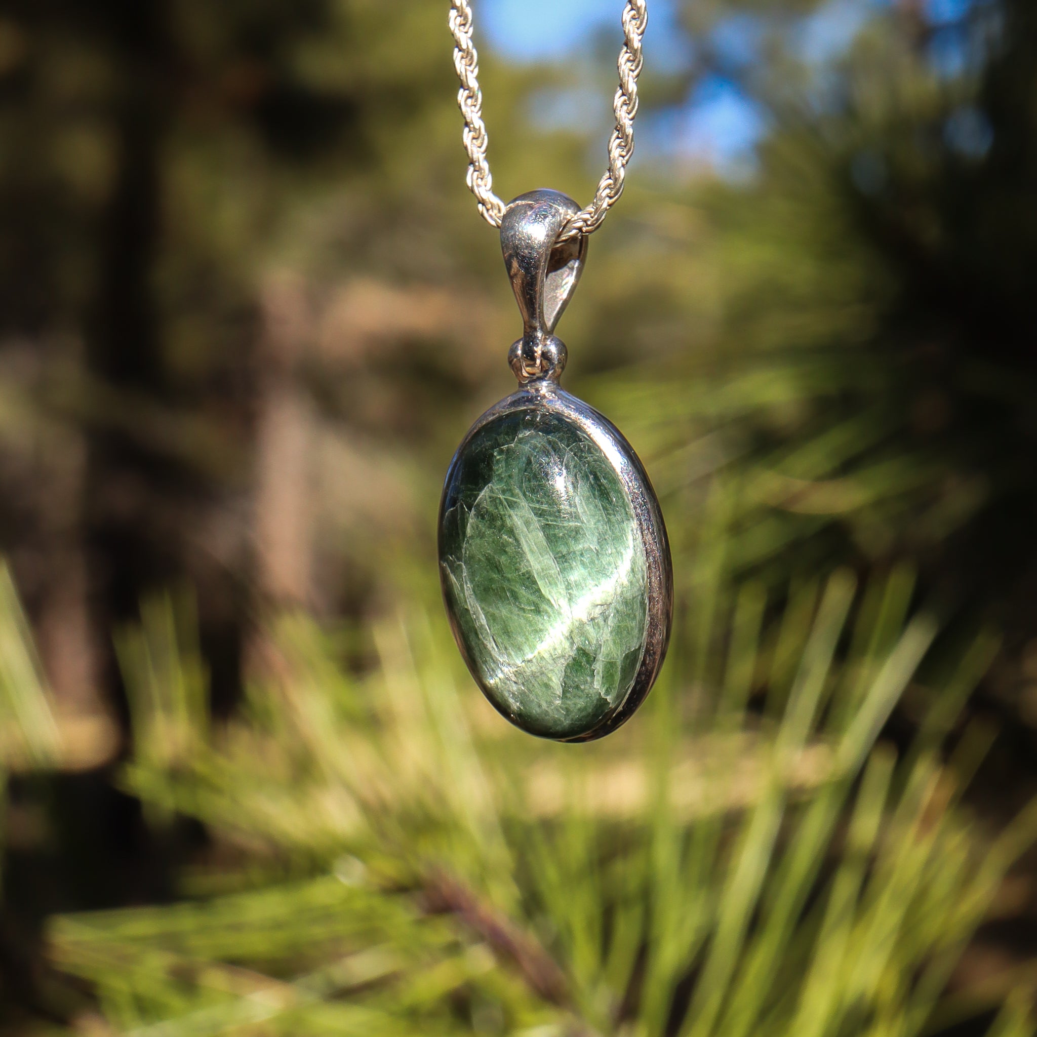 Green Tourmaline Pendant