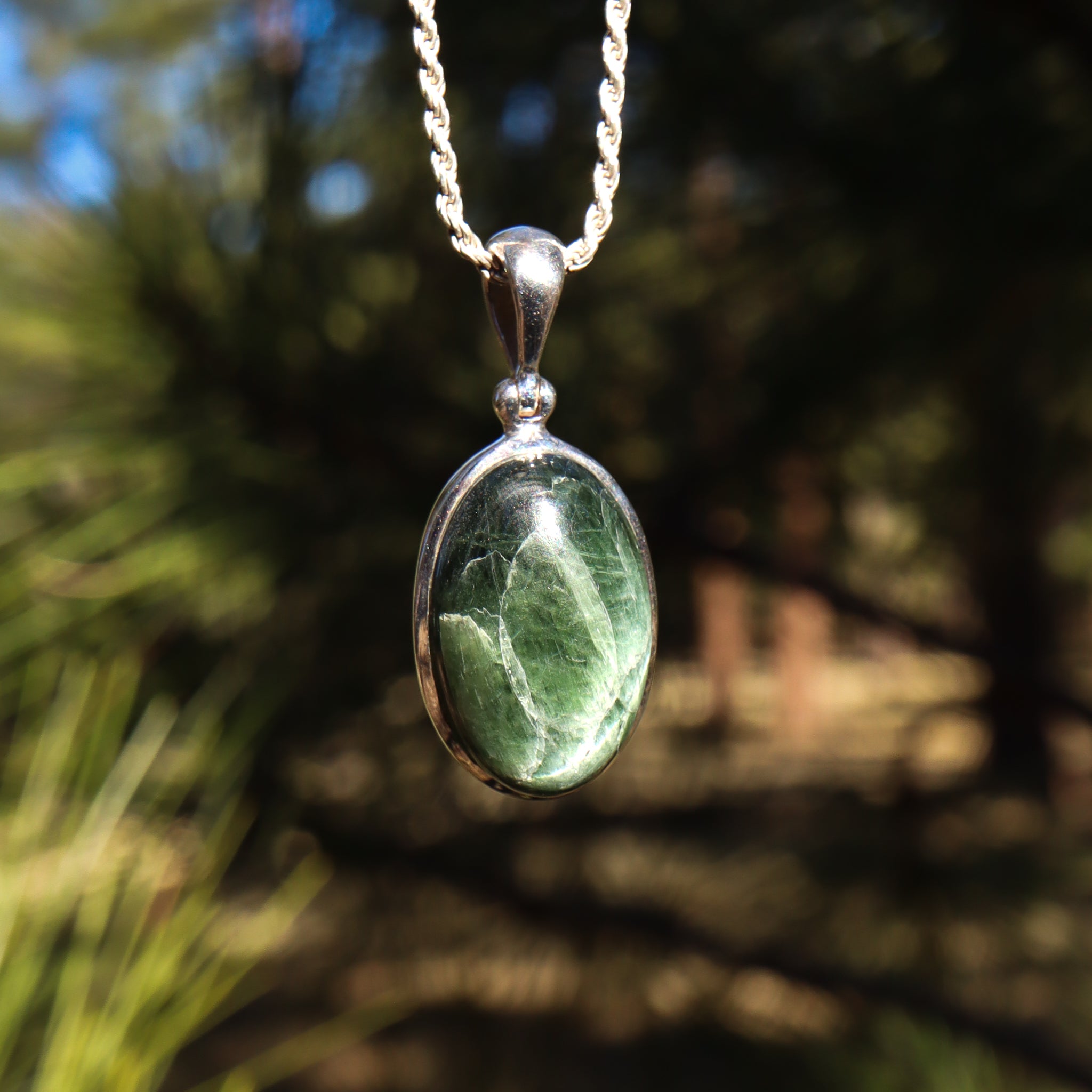 Green Tourmaline Pendant