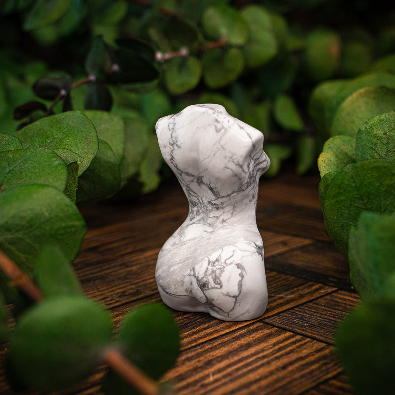 Howlite Goddess Bust