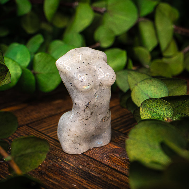 Labradorite Goddess Bust