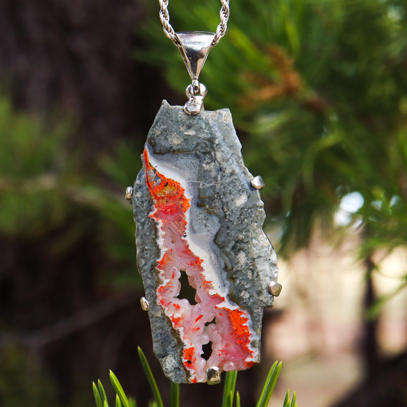 Magma Chalcedony Pendant