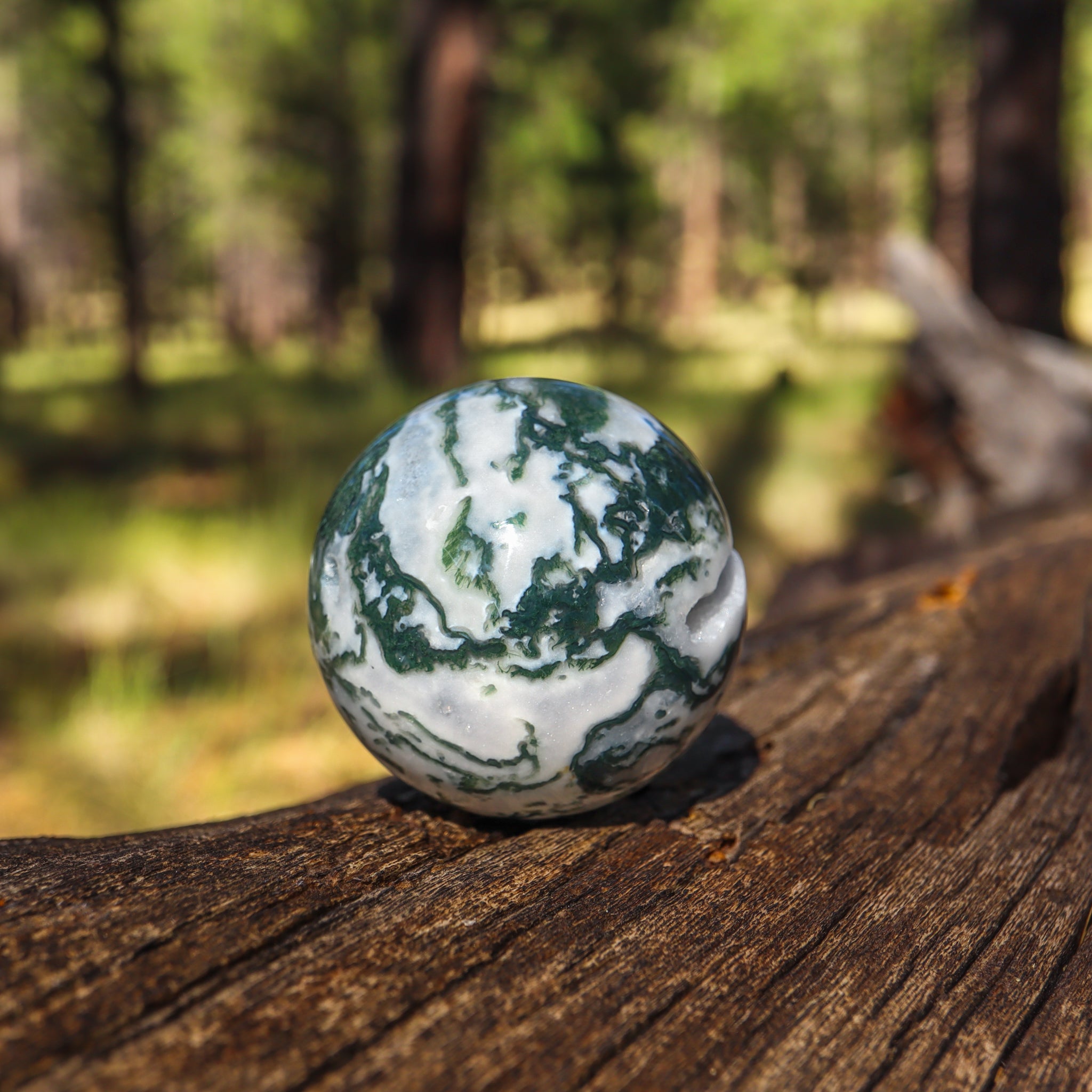 Moss Agate Sphere