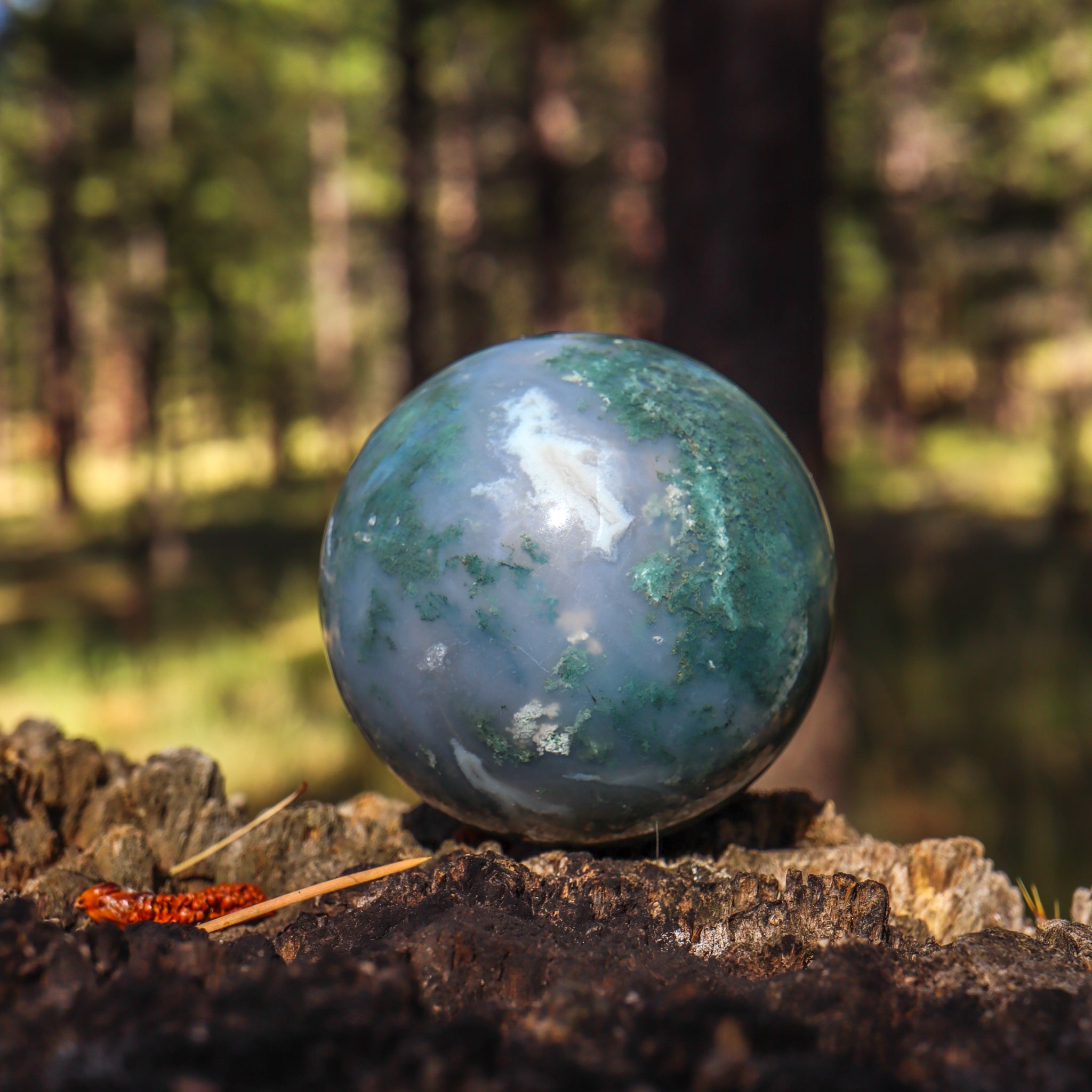 Moss Agate Sphere