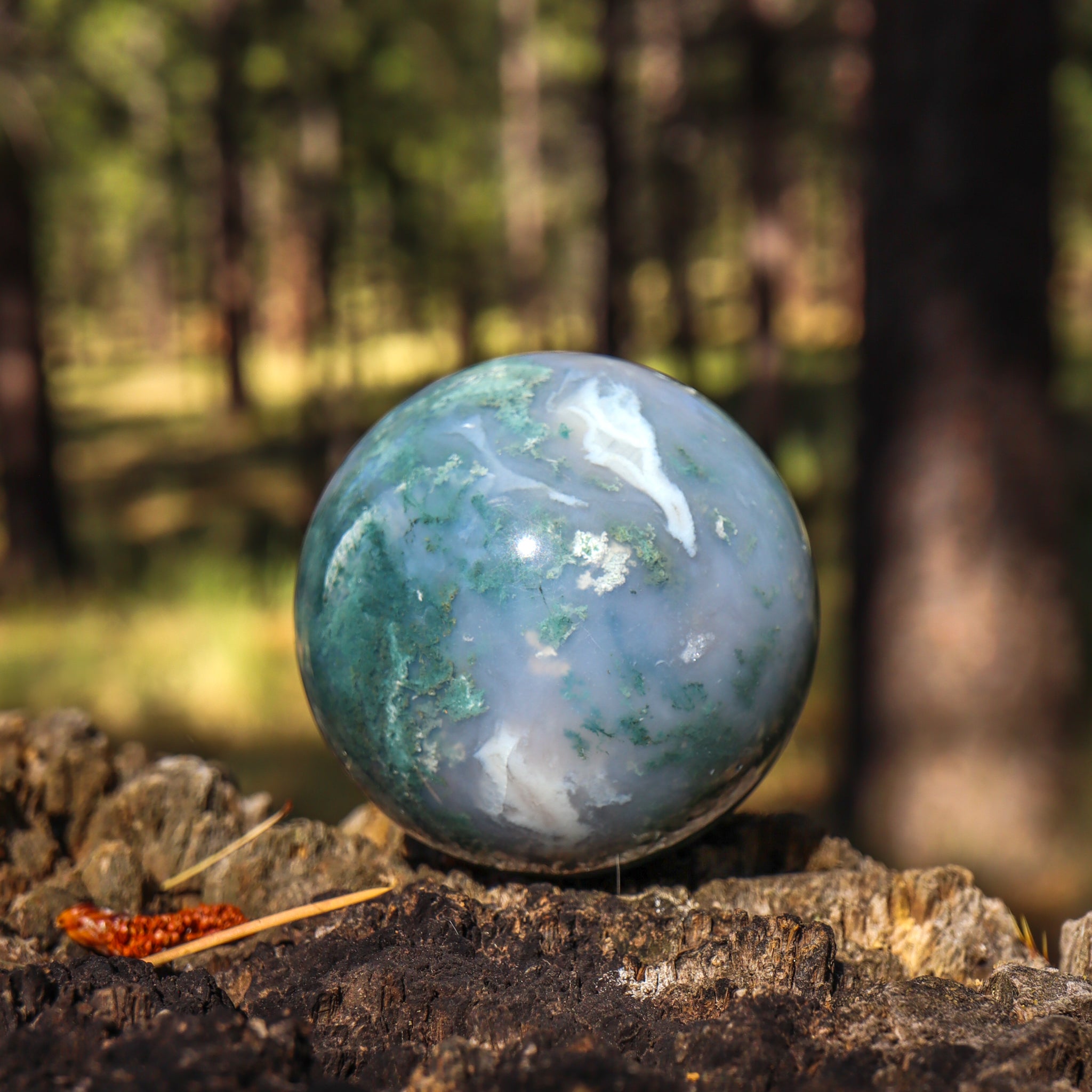 Moss Agate Sphere