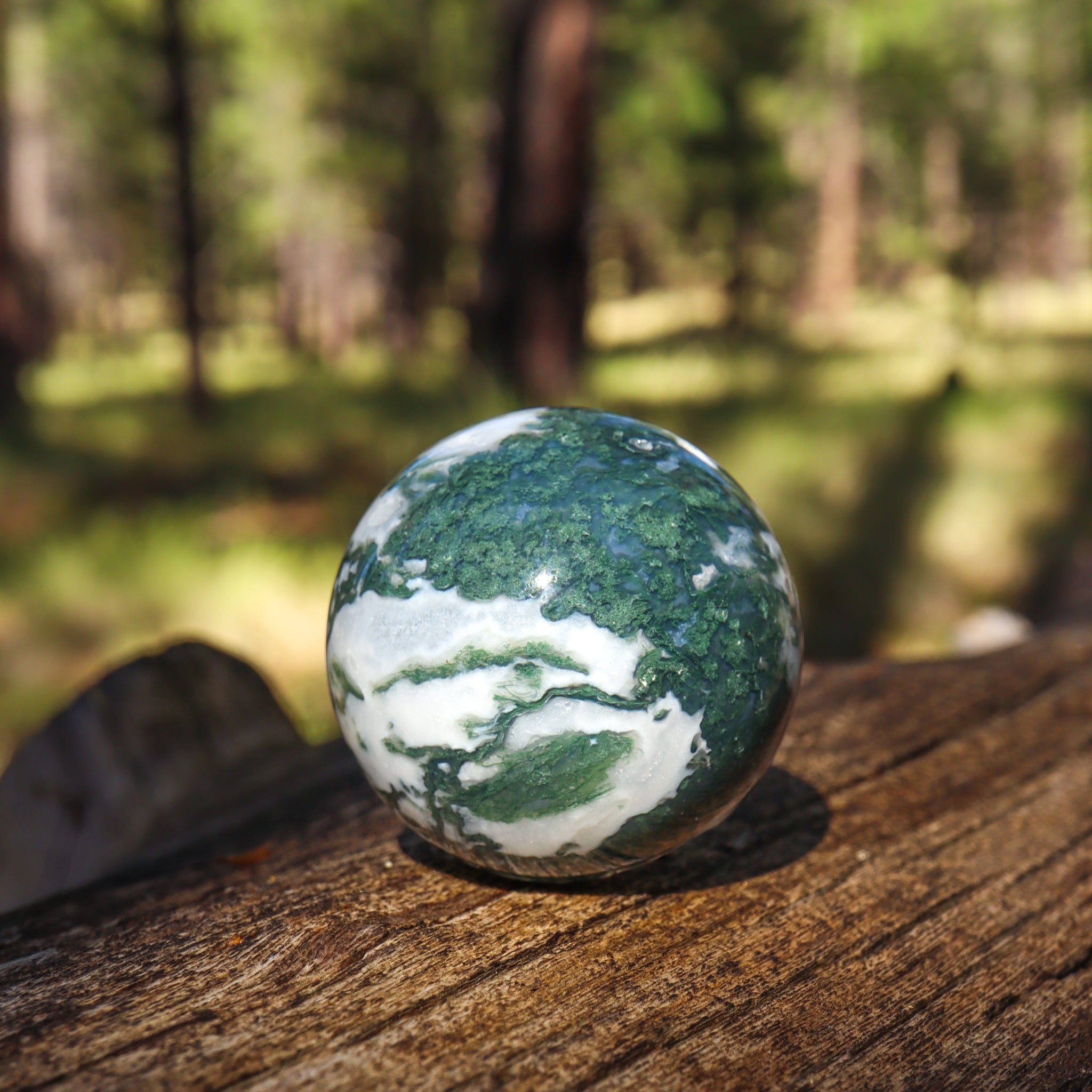 Moss Agate Sphere