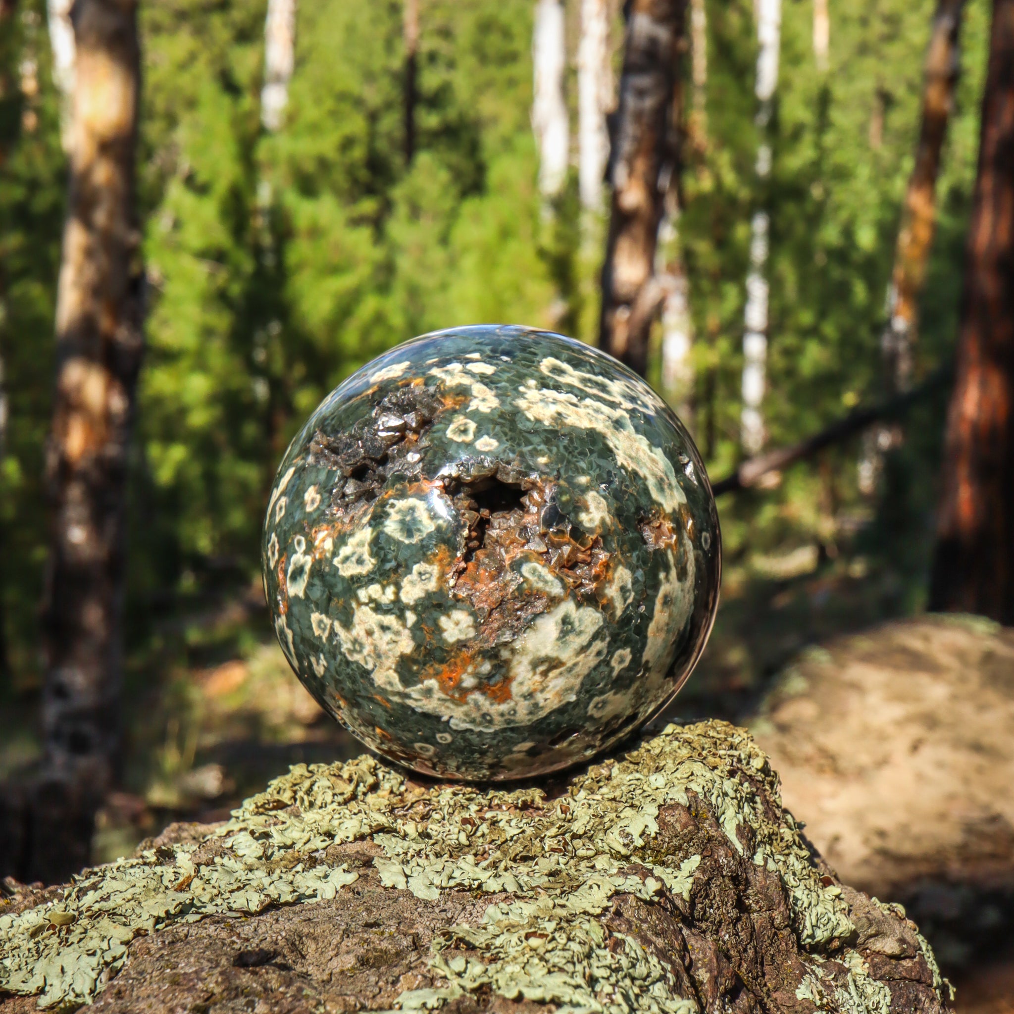 Ocean Jasper Sphere