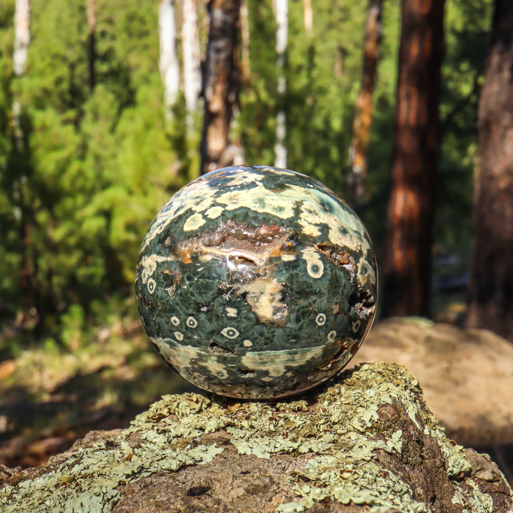 Ocean Jasper Sphere