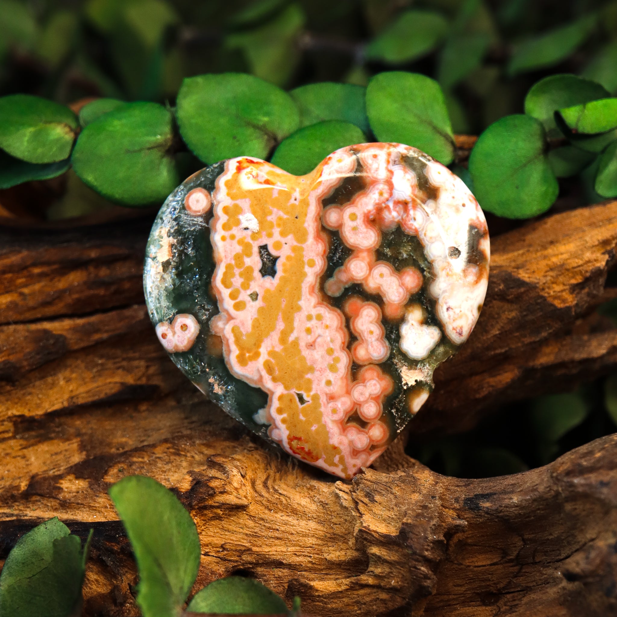 Ocean Jasper Heart