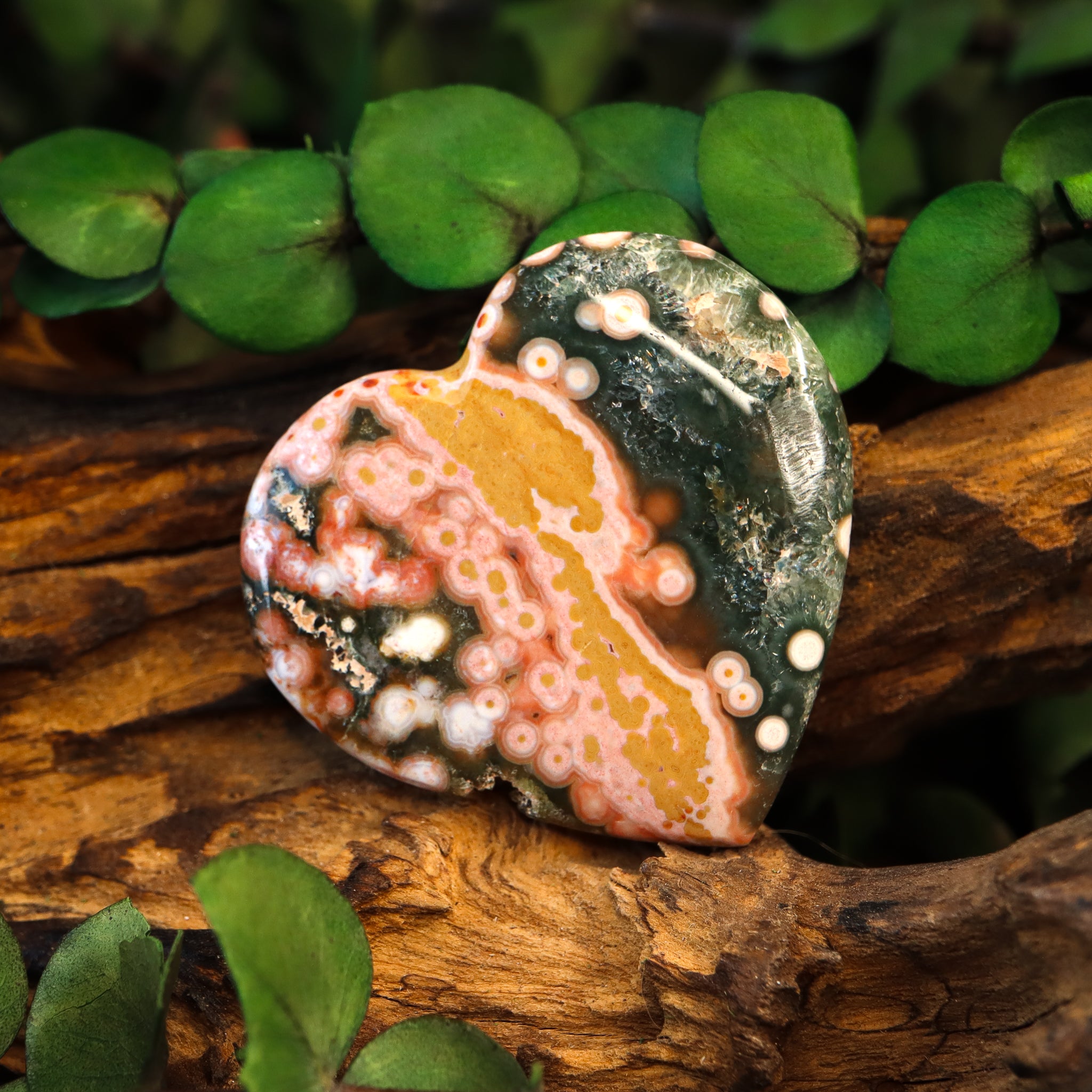 Ocean Jasper Heart