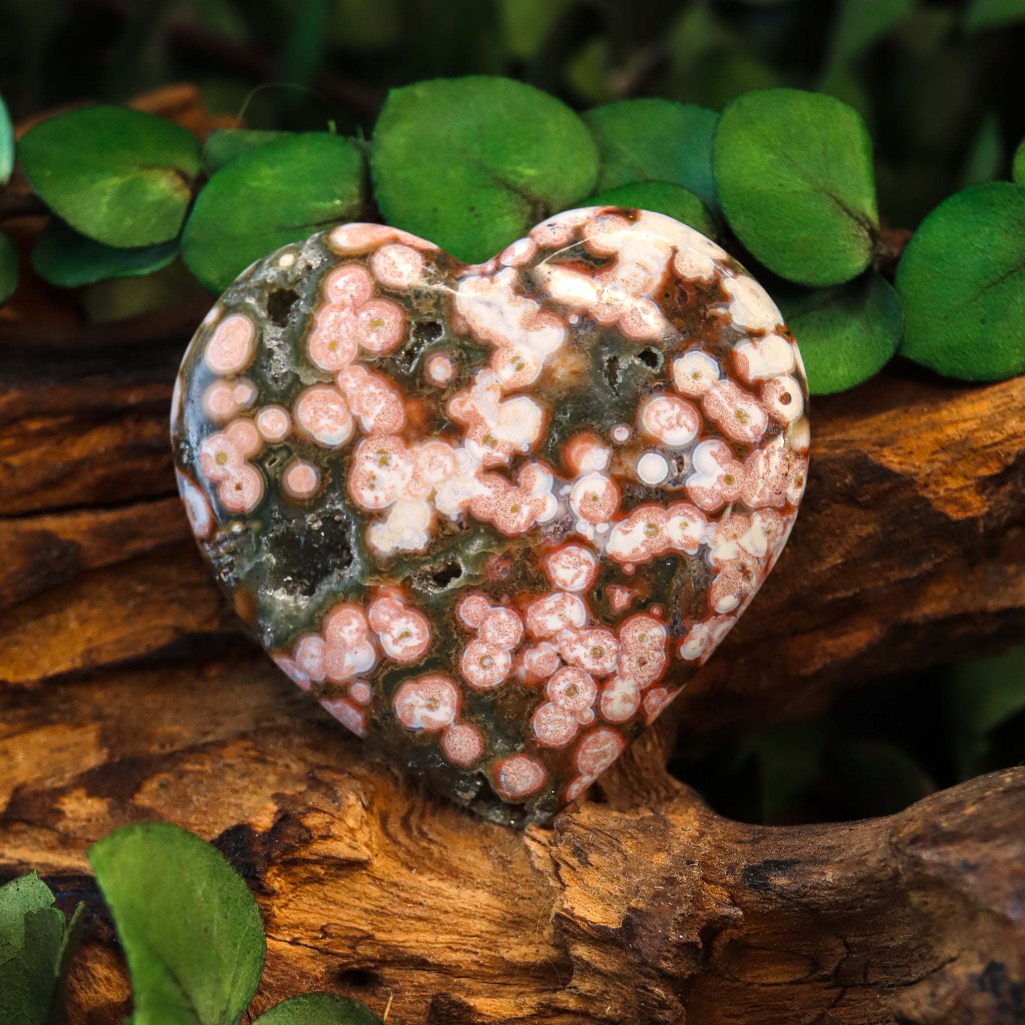 Ocean Jasper Heart