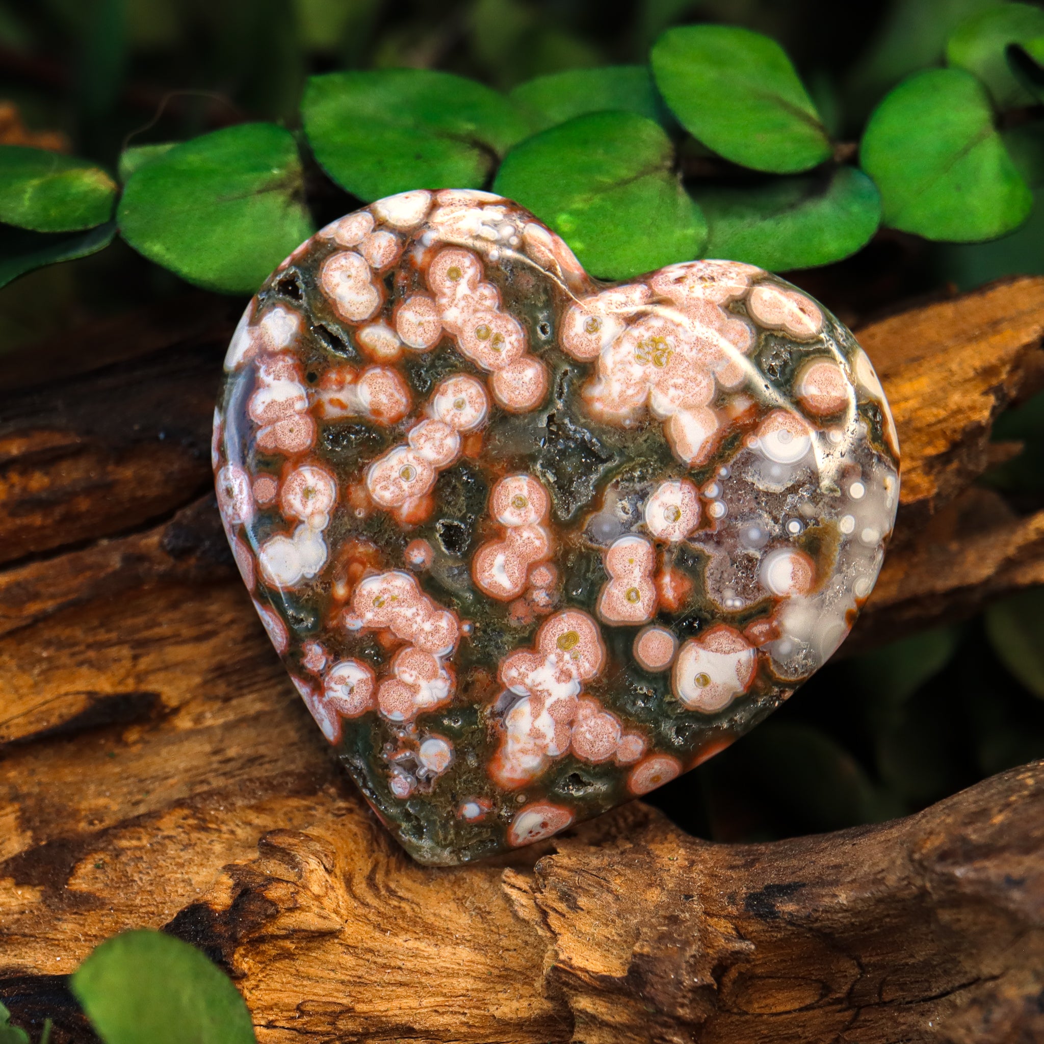 Ocean Jasper Heart