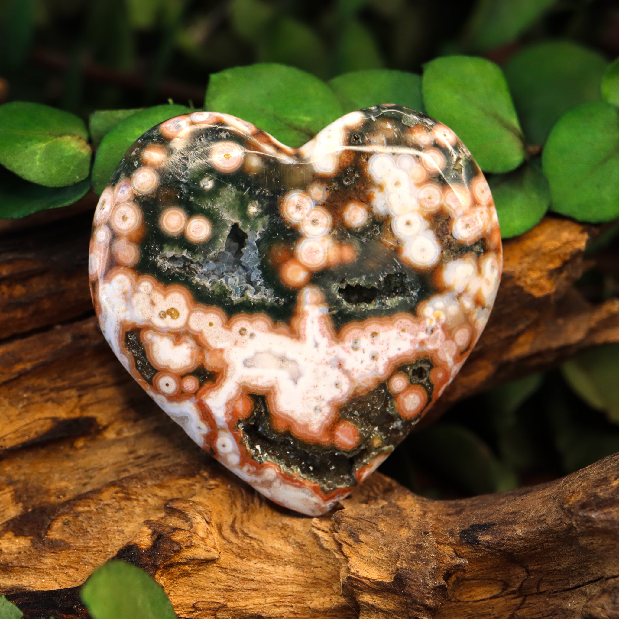 Ocean Jasper Heart