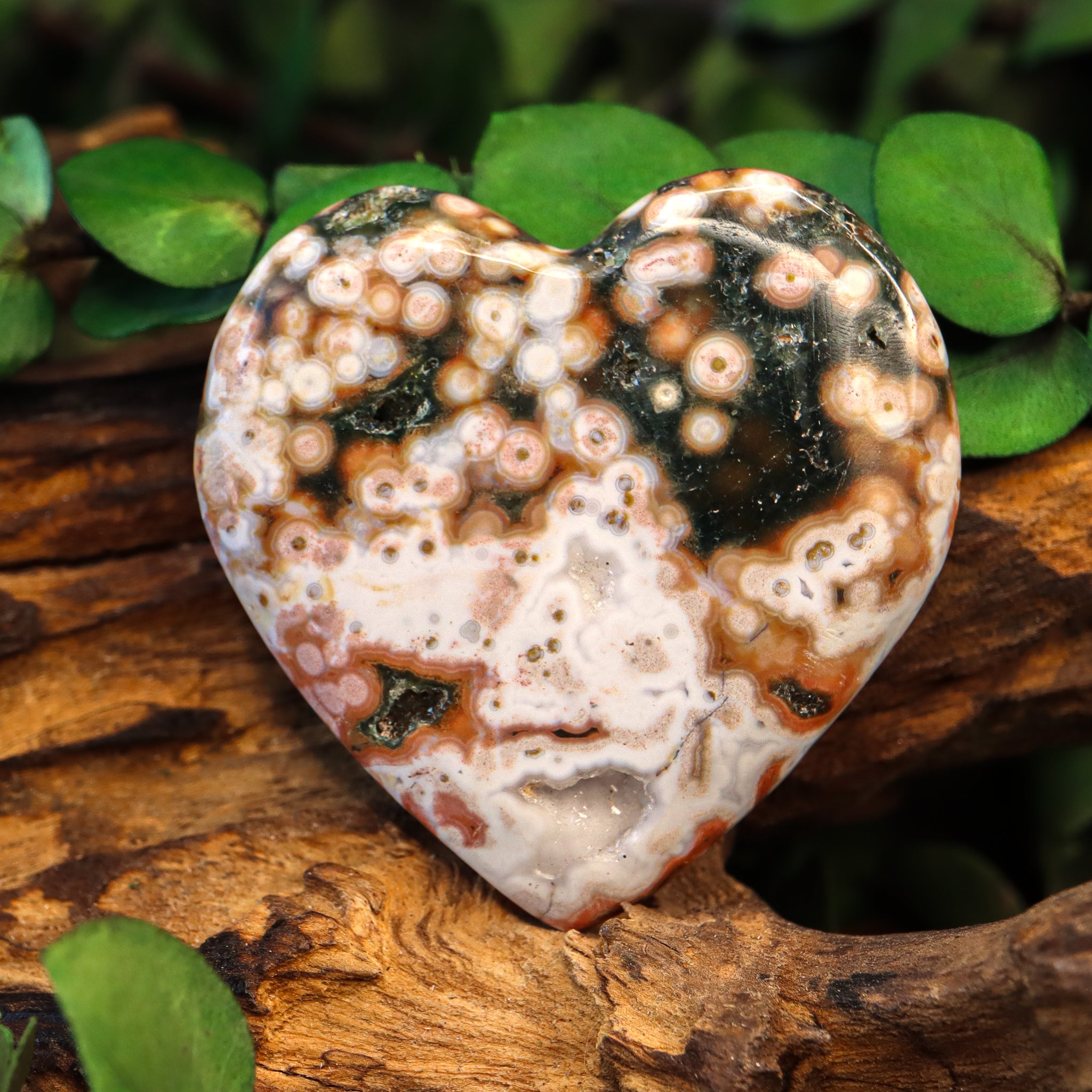 Ocean Jasper Heart