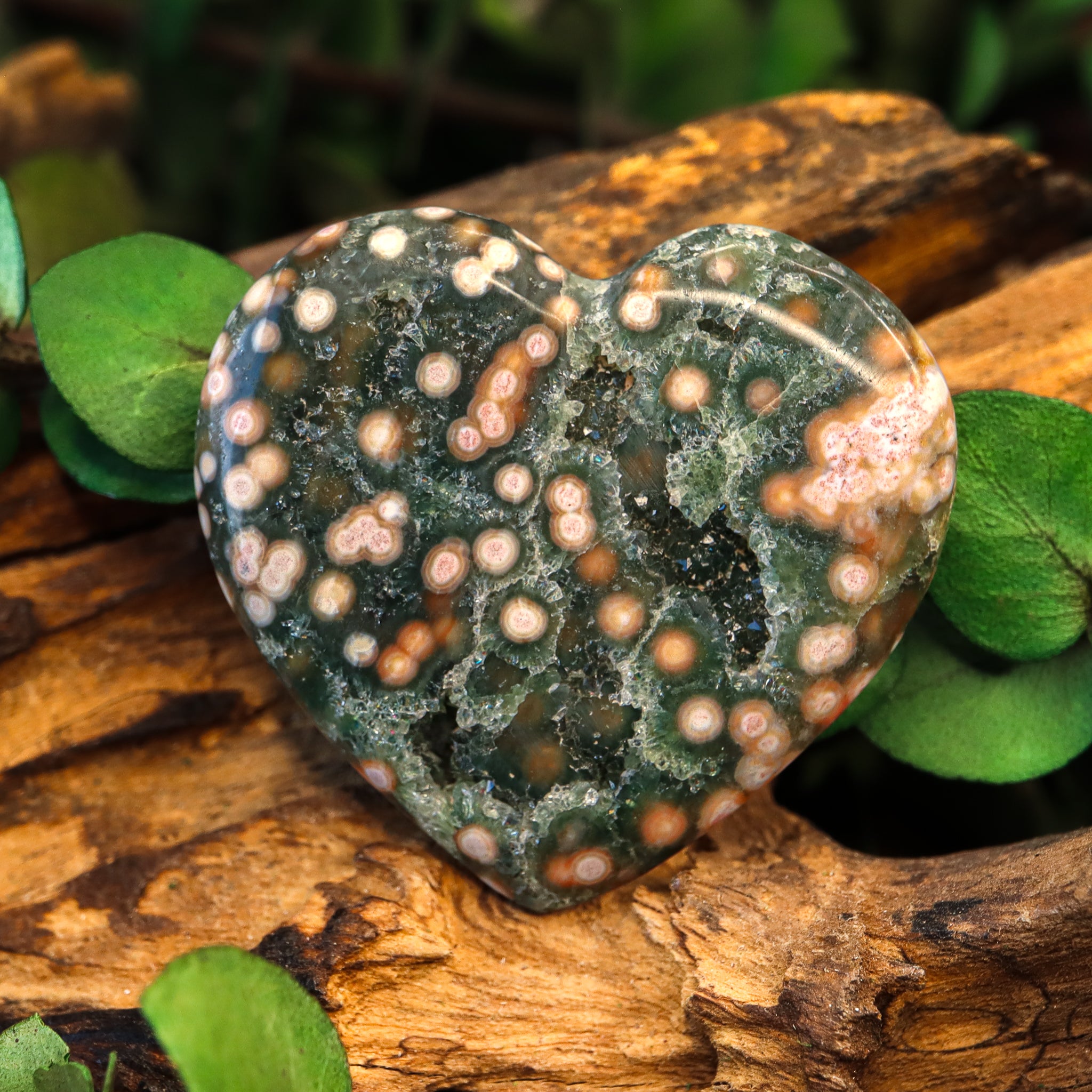 Ocean Jasper Heart