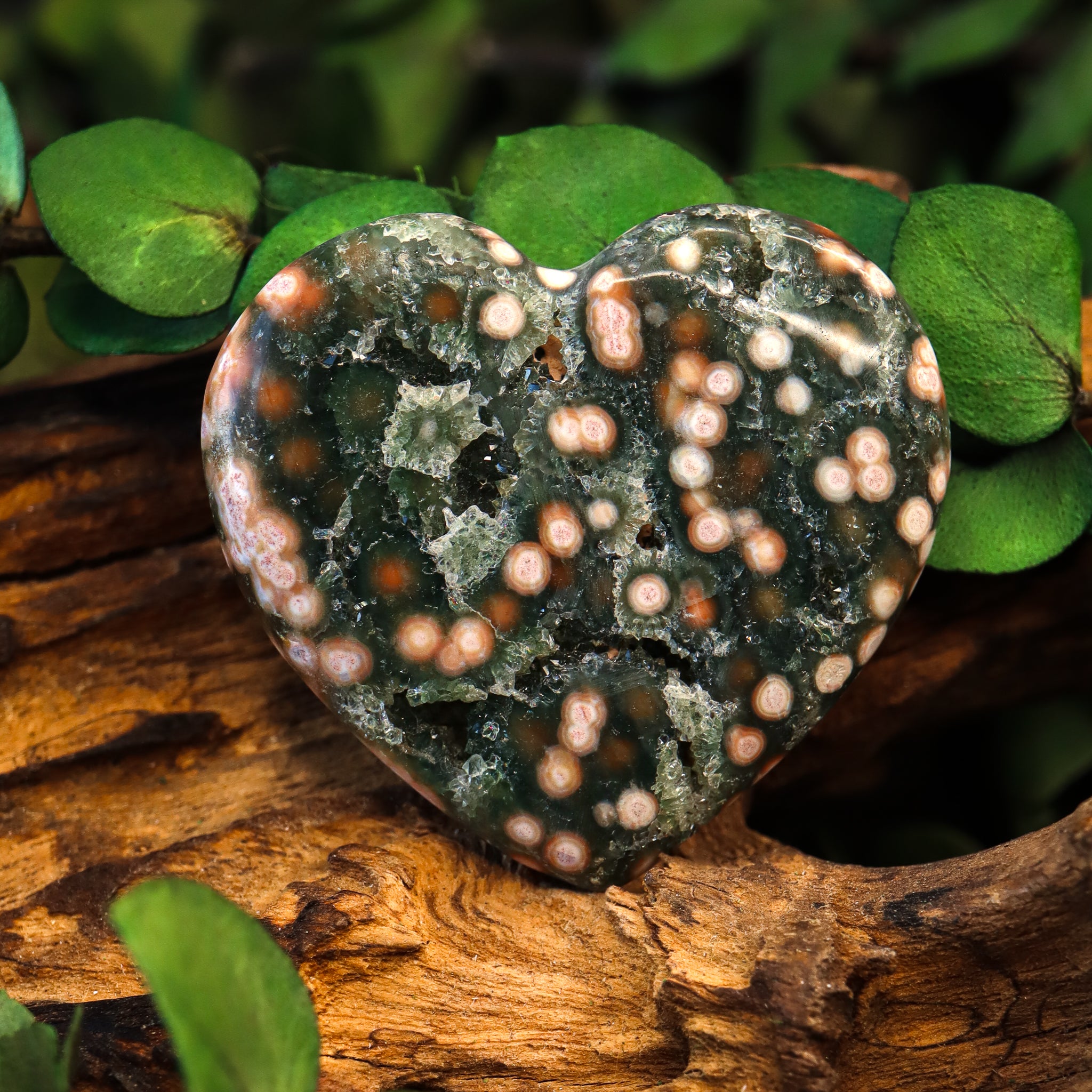 Ocean Jasper Heart