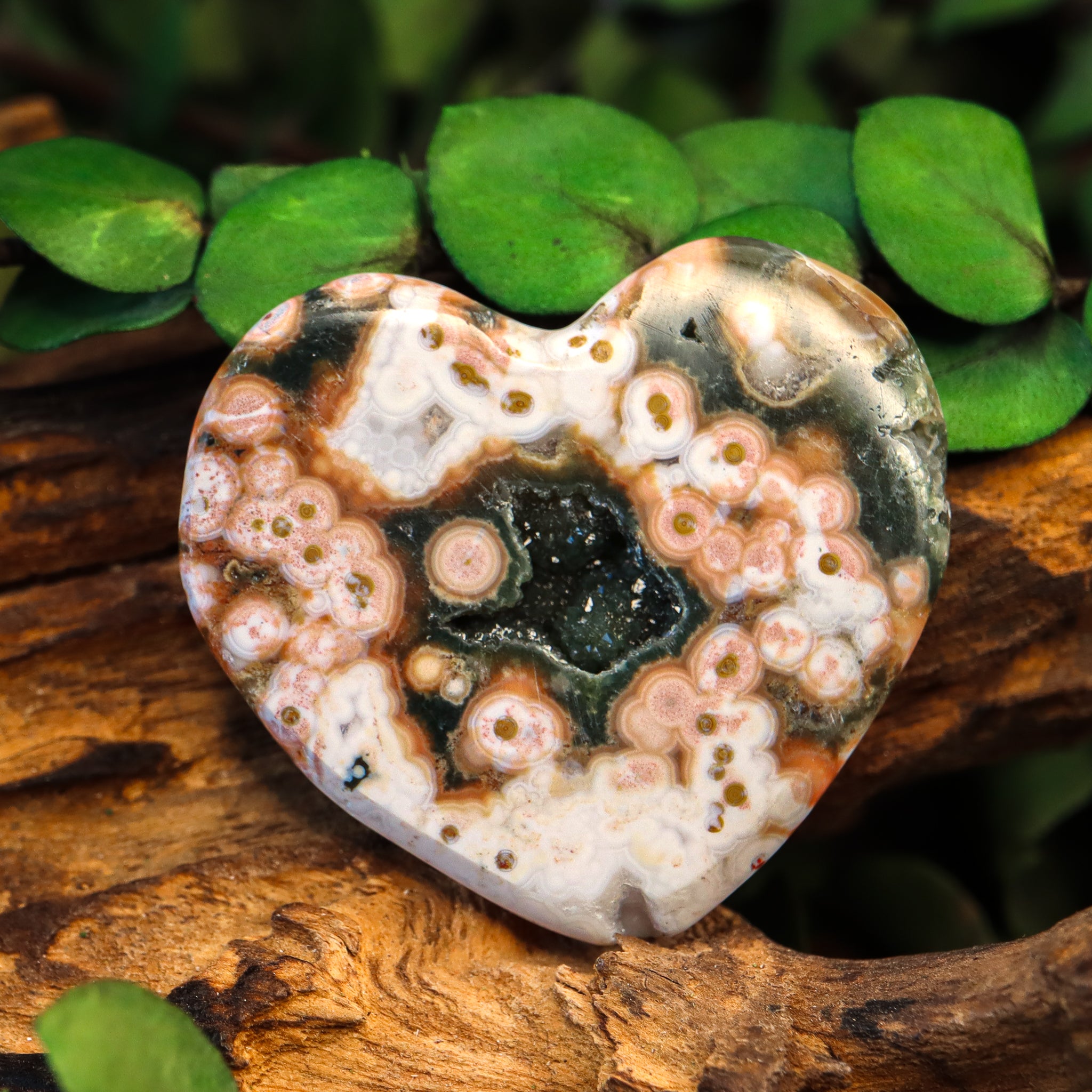 Ocean Jasper Heart