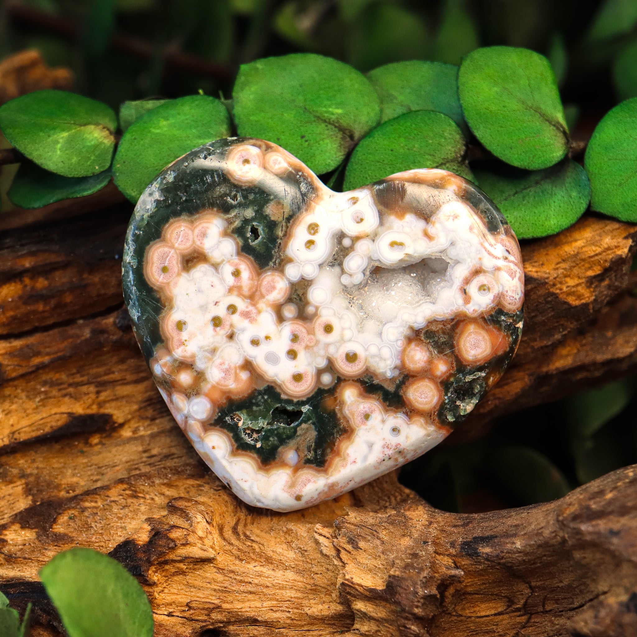 Ocean Jasper Heart