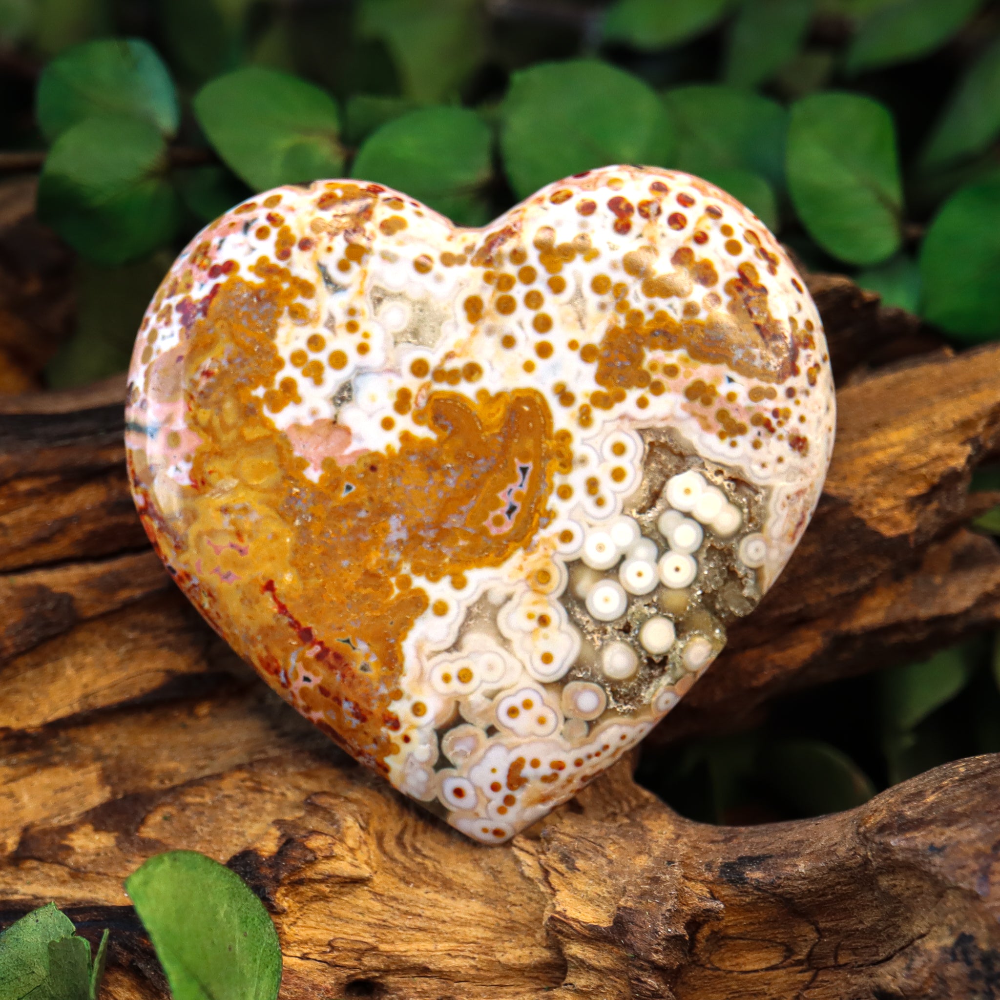 Ocean Jasper Heart
