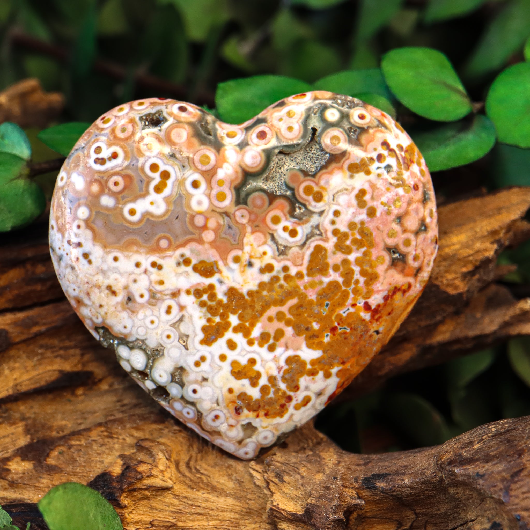 Ocean Jasper Heart