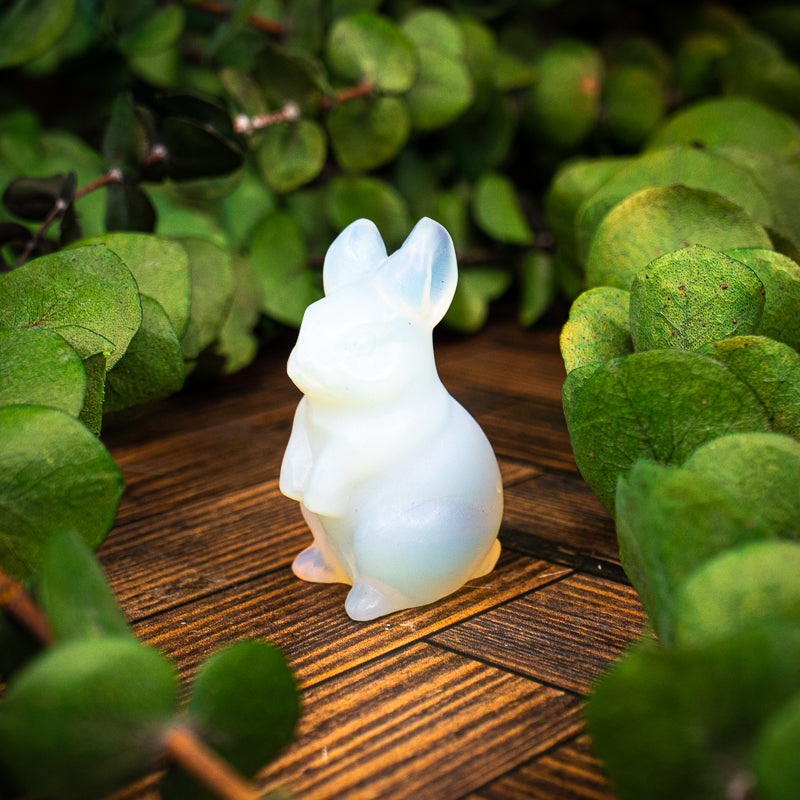 Opalite Carved Rabbit