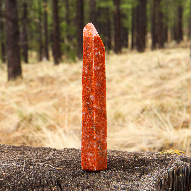 Orange Calcite Point