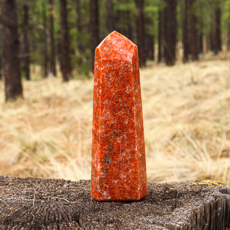 Orange Calcite Point