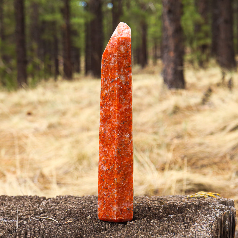 Orange Calcite Point