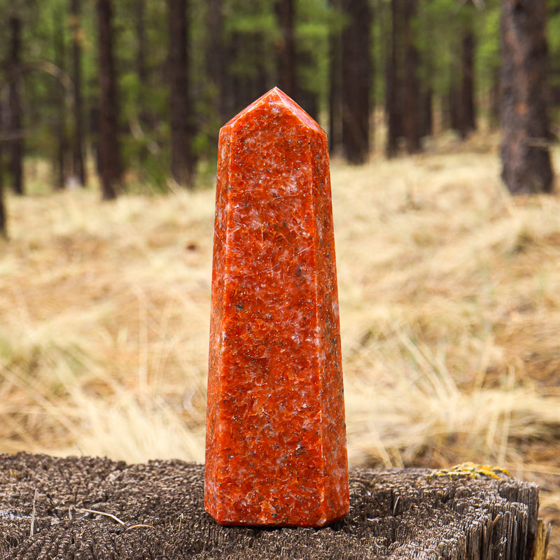 Orange Calcite Point